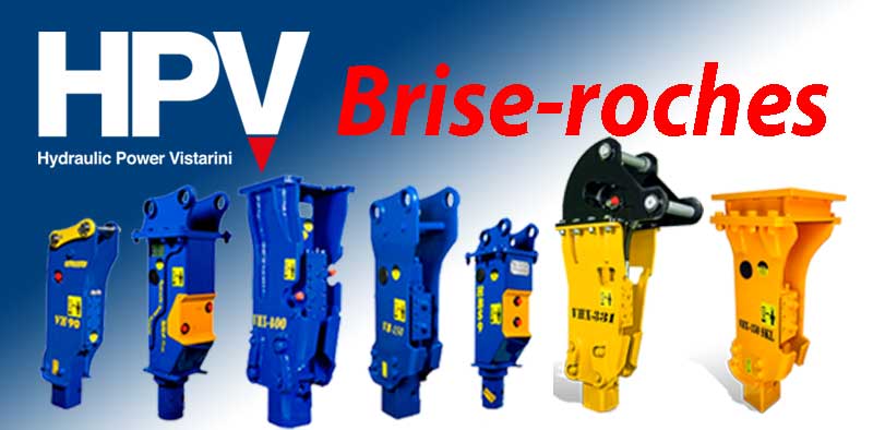 Marteaux Brise roche Hydraulic Power Vistarini HPV EVO